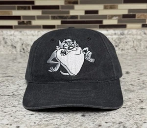 Vintage 90s Looney Tunes Black "Taz" Snapback Hat - Bild 1 von 6