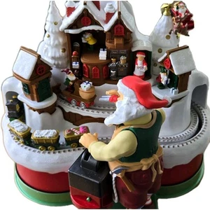 2019 Hallmark Keepsake Santa’s Magic Train Motion Sound Tischplatte getestet mit BOX - Bild 1 von 7