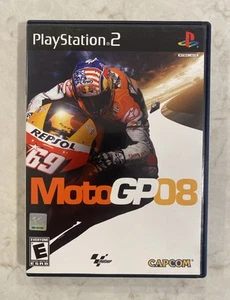 MotoGP 08 (Sony PlayStation 2 PS2, 2008, Etiqueta Negra) CIB con Manual - PROBADO - Imagen 1 de 4