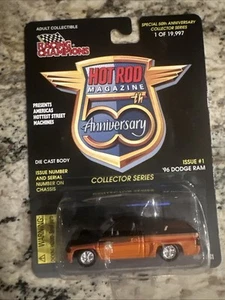 Racing Champions Hot Rod Magazine 50th Anniv. '96 Dodge Ram  Issue #1  1:61 - Picture 1 of 7