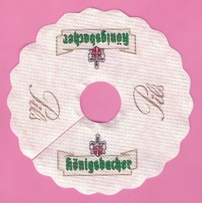 Pilsdeckchen Tropfdeckchen Königsbacher mit zwei Wappen & andere 16x - Bild 1 von 3