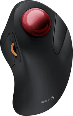 ProtoArc Ratón Trackball Inalámbrico Bluetooth, EM03 NL Ratón Rollerball Ergonómico  Foto 1 de 4