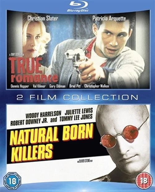 True Romance & Natural Born Killers Blu-ray Bluray Movie Film - Image 1 of 1