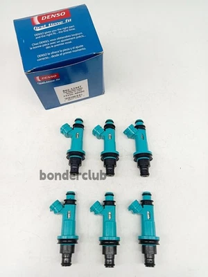 Denso 6* FUEL INJECTOR FOR Toyota Supra Lexus SC300 IS300 GS300 3.0L 23250-46090 Foto 1 de 4