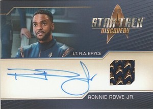 Star Trek Discovery Season 3 Ronnie Rowe Jr. Autograph Costume Relic