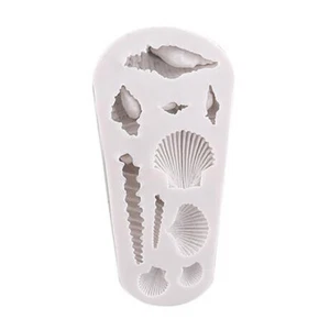 Sea Shells Silicone Cake Mould Conchs Seashell Fondant Baking Mold Decoration - Picture 1 of 3
