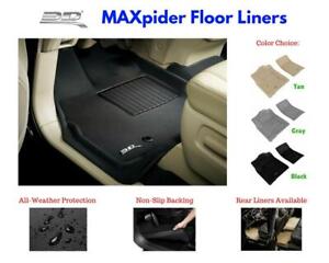 3D Maxpider Kagu Floor Mats Liners All Weather For Chevy Impala 2006-2013
