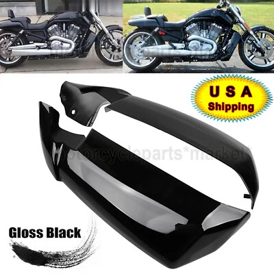 Cubierta lateral izquierda derecha negra brillante del radiador cubiertas para Harley V-Rod Muscle VRSCF Foto 1 de 4