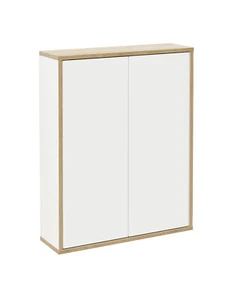 Badmöbel Hängeschrank Badschrank in Weiß 60 cm Fackelmann FINN Made in Germany - Bild 1 von 6