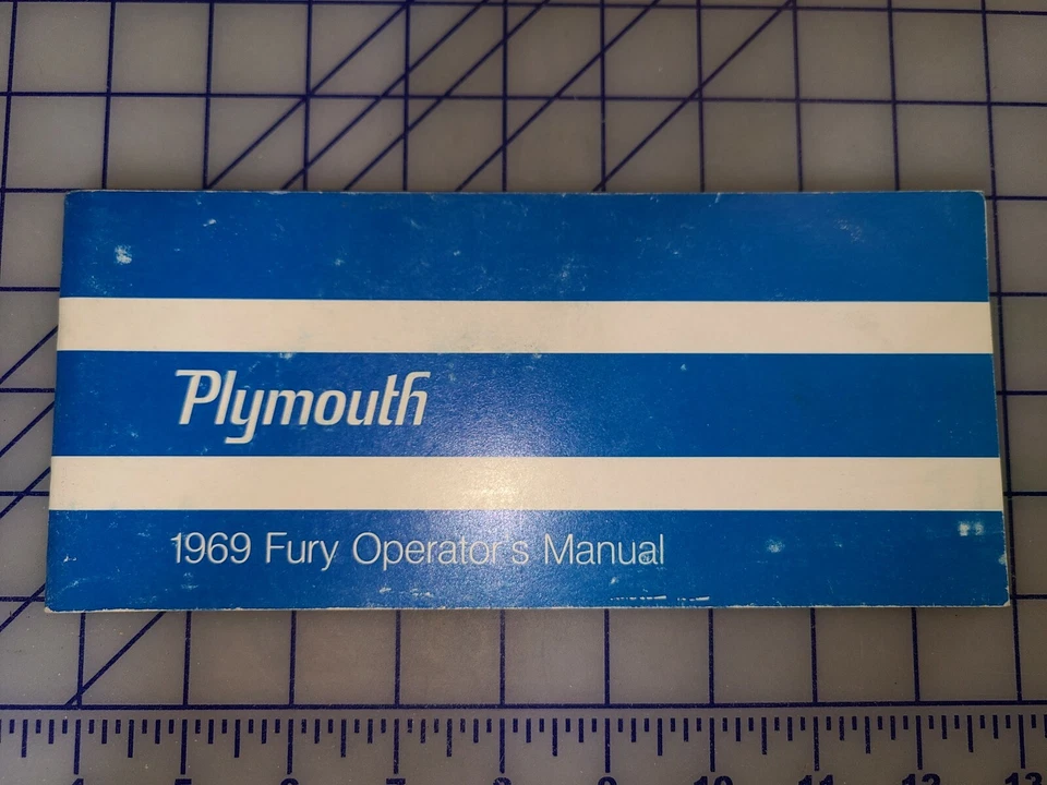 Plymouth Fury 1969 manual del propietario original  Foto 1 de 1