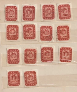 HUNGARY, 1946, STAMPS MI. 905-914 MNH &USED - Picture 1 of 1