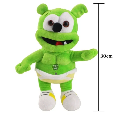 Green sounding gummy bear 24 seconds music singing plush toy Voice Pet soft toys Cover