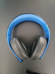 Sony PlayStation PS4 Wireless Headset Blue/Black Headset / Headphones Only - Picture 1 of 6