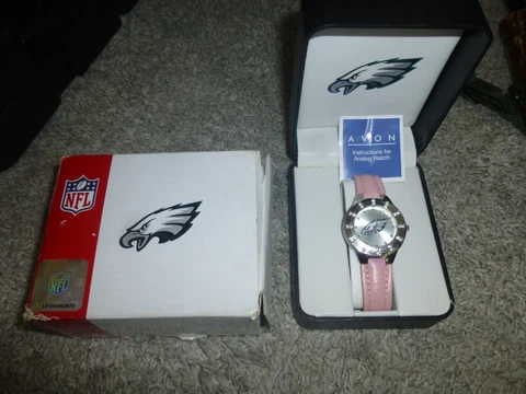 NEW NFL Philadelphia Eagles Women's Watch - NEW with Original Box + New Battery Cover