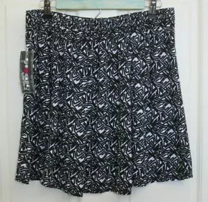 NUEVO CON ETIQUETAS Falda Círculo Eye Candy Para Mujer Talla 1X 31x17 Negra Geométrica Mini 29-21927 - Imagen 1 de 4