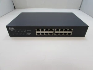 Dell PowerConnect 2216 100 Mbps 16Port Fast Ethernet Switch 0K4586 K4586 WORKING - Picture 1 of 4