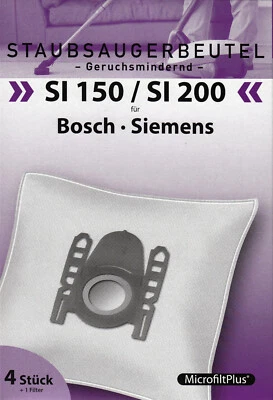4 Staubsaugerbeutel SI 150 / SI 200 BOSCH Siemens Krups Privileg Hanseatic - Bild 1 von 2