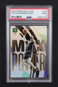 Victor Wembanyama Rookie RC Card Panini NBA Top Class 2023 2024 (24) #179 PSA 9 - Picture 1 of 2
