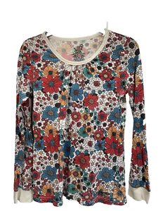 Billabong Long Sleeved Top Floral Surf Wear Size 16 But Chest 32” - Picture 1 of 11