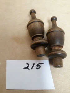 Lot of 2 NOS Wooden Finials #215 - Picture 1 of 3