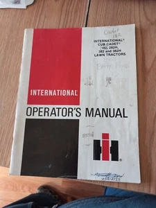 International Cub Cadet Tractor 182 282 382 382H Operators Owners Manual Mower - Picture 1 of 6