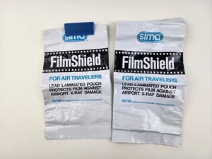 Pair (2) Sima Film Shield For Air Travelers- X-Ray Proof Photo Film protector - Picture 1 of 7