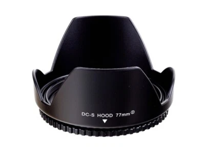 77mm Flower Petal Screw-On Lens Hood Canon Nikon Sony Olympus Pentax UK SUPPLIER - Image 1 of 4