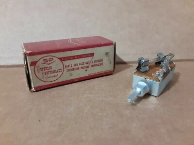 Interruptor de calefacción Studebaker Lark 1959 parte nueva # 1547334 Foto 1 de 4