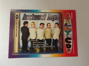 Silly CDs "BACKWASH BOYS" #8 Sticker USA 2001 - age 13+ - Picture 1 of 2