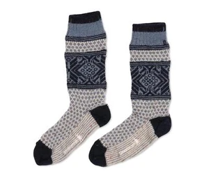 Smartwool Kid's Sweater Mid-Calf Socks, Blue Size MD ESF17151 - Picture 1 of 2