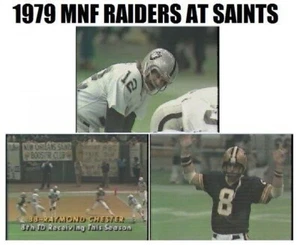 1979 MNF - Oakland Raiders at New Orleans Saints DVD Classic comeback - Picture 1 of 1