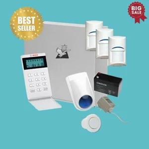 Bosch Solution 2000 Alarm System, 3 x PIR Detectors, Icon Codepad - Picture 1 of 11