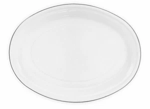 Crow Canyon Enamelware, 18" Oval Serving Tray Platter, 5 Color Choices - Picture 1 of 6