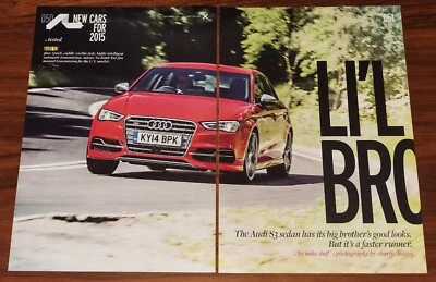 AUDI 2015 S3 SEDÁN QUATTRO REVISTA ARTÍCULO COCHE Y CONDUCTOR SEDÁN DEPORTIVO Foto 1 de 3