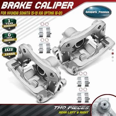 2x Pinza de freno de disco para Hyundai Sonata 15-19 Kia Optima 2016-2020 trasera izquierda y derecha Foto 1 de 4