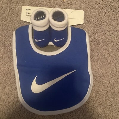 Nike Conjunto Bebé - Conjunto Babero y Botín, Talla 0/6 Meses Foto 1 de 3