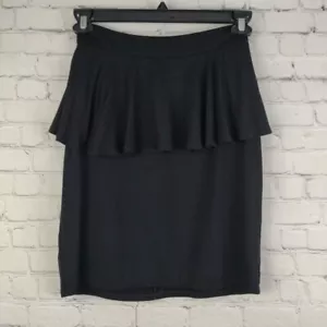 White House Black Market Black Knit Skirt Women's Size XS, NWT - Picture 1 of 8