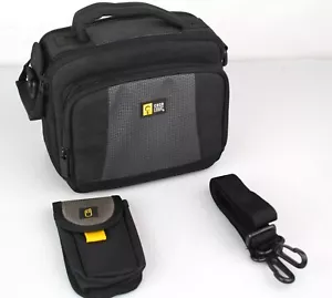 Case Logic Camera Camcorder Bag Black w/ Phone Case - Picture 1 of 12