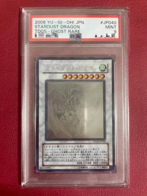 YuGiOh Stardust Dragon TDGS-JP040 PSA9 Ghost Rare Japanese Excellent - Image 1 of 2