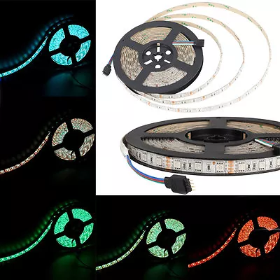 5M 5050 SMD RGB Waterproof LED Strip Rope Tape Light 300 LEDs for Party Wedding - Image 1 of 4