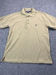 Polo Ralph Lauren Shirt Mens Medium Green Short Sleeve Polo Casual Beach - Picture 1 of 14