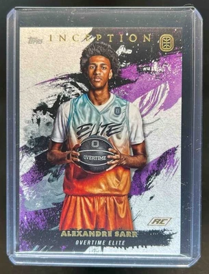 2021-22 Topps Inception OTE Alexandre Sarr RC Rookie #67 - Image 1 of 2