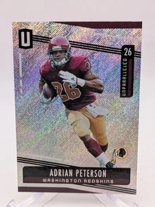 💥 Adrian Peterson 2019 Panini Unparalleled Sparkle Holo Prizm Variation SP #116 - Bild 1 von 2