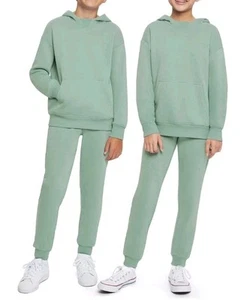 Charlie & Scout Youth 2 Pc Hoodie And Jogger Set Fleece Green M 10-12 Unisex New - Picture 1 of 1