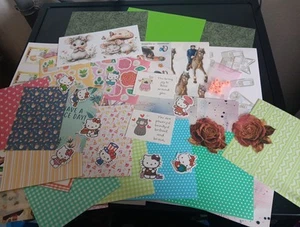 VENTA PAQUETE HOBBYCRAFTS PARA SCRAPBOOKING CON CUENTAS DE FLORES (OFERTA372) - Imagen 1 de 2