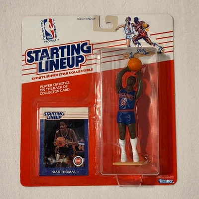 Isiah Thomas 1988 alineación inicial SLU Detroit Pistons NBA Foto 1 de 4