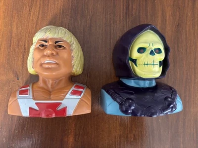 MOTU vintage Skeletor and He-Man money boxes - 1984 Mattel - Image 1 of 4