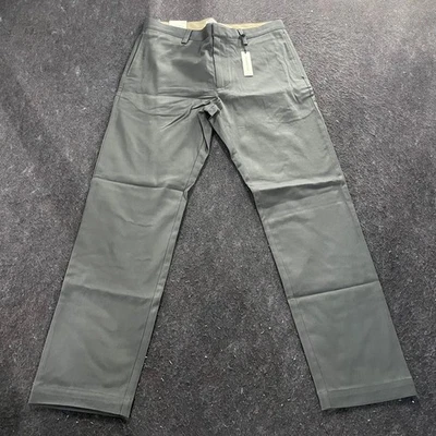 Pantalones chinos rectos italianos elásticos BANANA REPUBLIC para hombre talla 33x32 Foto 1 de 4