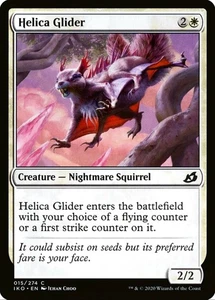 X 1 Helica Glider NM-M Ikoria Lair of Behemoths 015 MTG Magic The Gathering - Picture 1 of 2