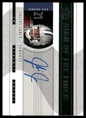 Julius Jones Auto 2004 SP Authentic #SOT-JJ 55006 - Image 1 of 2